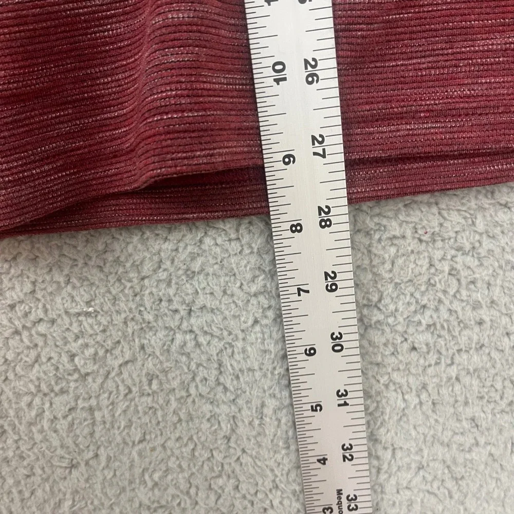 APT.9 Men's size Small Red Maroon Burgundy‎ Heathered 1/4 Half Zip Sweater